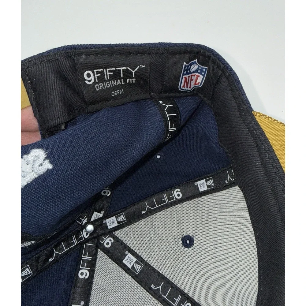 DALLAS COWBOYS New Era 9FIFTY Hat Cap Blue Gold NFL Star Texas Football